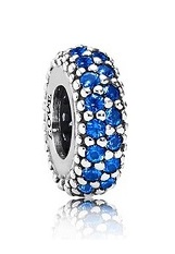 beautiful little blue sapphire birthstone charm for babies